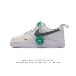 Nike Air Force 1 Low White Leather Casual Sneakers for Men and Women