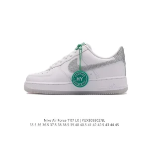 Nike Air Force 1 Low 07 Leather White Casual Sneakers for Men and Women