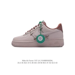 Nike Air Force 1 Low 07 Leather White Sneakers for Men and Women