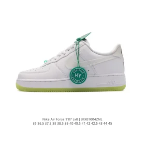 Nike Air Force 1 '07 Low White Leather Casual Sneakers