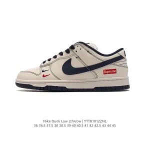 Nike Dunk Low Retro Vintage Basketball Skateboarding Shoes Leather