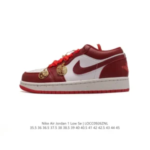 Jordan AJ1 Low New Year Limited Edition Red Wedding Sneaker