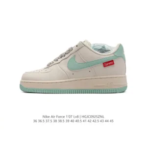 Supreme x Nike Air Force 1 Low Red Box Logo Sneaker