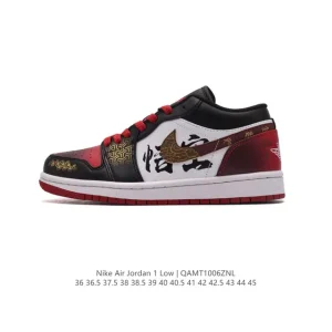 Nike Jordan 1 Low Black Myth Wukong Retro Basketball Sneaker