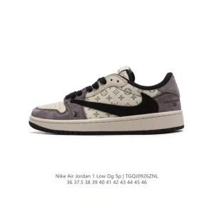 Jordan Military Blue Low AJ1 Reverse Swoosh Retro Basketball Shoes