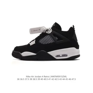 Jordan Air 4 Retro OG Black Cement Men's Basketball Shoes