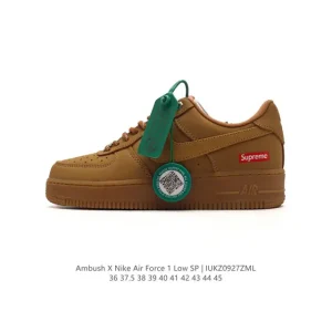 Nike Air Force 1 Low Ambush Collaboration Leather Sneakers