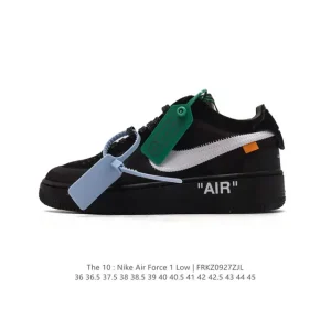 Nike Off-White Air Force 1 Collaboration Sneaker with Chunky Sole Design