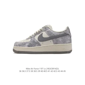 Nike Air Force 1 Low 07 White Leather Casual Sneakers for Men and Women