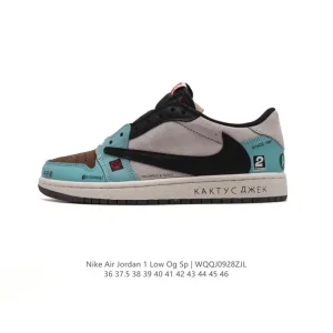 Jordan Air 1 Low OG SP Military Blue Reverse Swoosh Sneaker