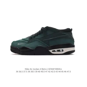 Jordan Air 4 Retro OG Low Men's Basketball Shoes Vintage Style