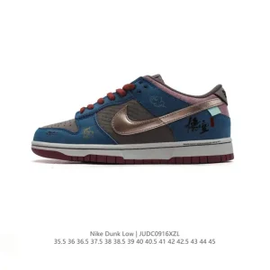Nike SB Dunk Low Pro Black White Retro Skateboarding Shoes