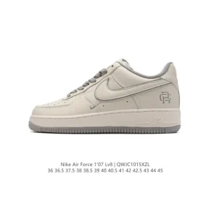Nike Air Force 1 Low 07 Leather White Sneakers for Men and Women