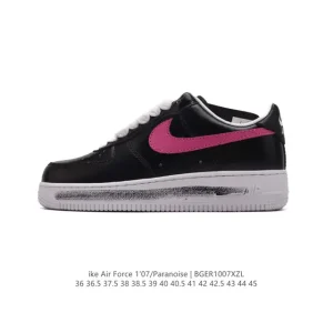Nike Air Force 1 Para-Noise by G-Dragon Peaceminusone Black White Yellow Daisies