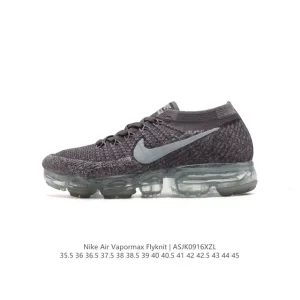 Nike Air Vapormax Flyknit Lightweight Running Shoes with Full-Length Air Cushion