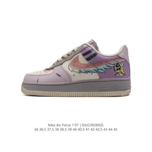 Nike Air Force 1 Low 07 White Leather Vintage Sneakers