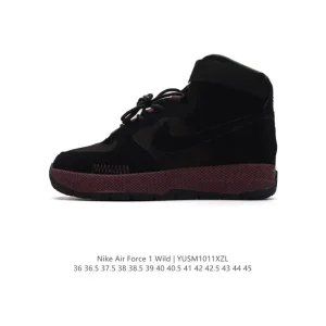 Nike Air Force 1 Wild High Top Outdoor Hiking Shoes with Cushioning
