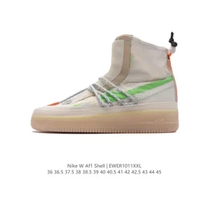 Nike Air Force 1 Shell High Top Waterproof Sneakers with Sherpa Lining