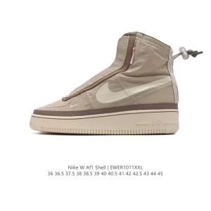 Nike Air Force 1 Shell High Top Waterproof Sneakers with Sherpa Lining
