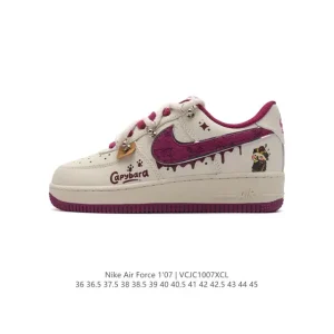 Nike Air Force 1 '07 Low White Leather Sneakers