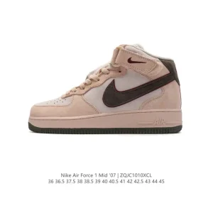 Nike Air Force 1 07 Low White Leather Sneakers for Men and Women