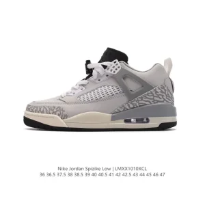 Jordan Spizike Low Houston Oilers Classic Elephant Print Basketball Shoes