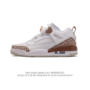 Jordan Spizike Low Houston Oilers Classic Elephant Print Basketball Shoes