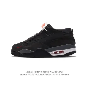 Jordan Air 4 Retro Low Top Basketball Shoes for Men and Women
