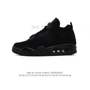Jordan Air 4 Retro OG Black Cement Men's Basketball Shoes
