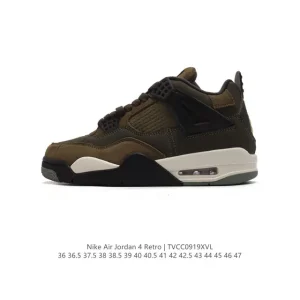 Jordan Air 4 Retro OG Black Cement Men's Basketball Shoes