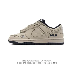 Nike Dunk Low Retro Vintage Basketball Sneakers Leather Shoes