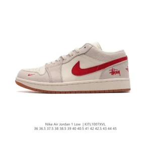 Jordan AJ1 Low Retro Vintage Leather Basketball Shoes SJ9950