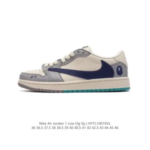 Nike Air Jordan 1 Low OG SP Military Blue Reverse Swoosh