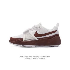 Nike Zoom Field Jaxx Travis Scott White Chocolate Mesh Leather Shoes