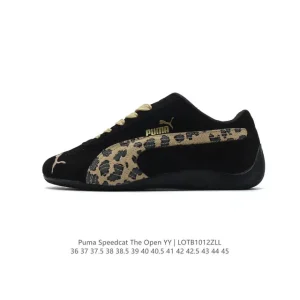 Puma Speedcat Open Yy Collaboration Sneakers Pink Brown Suede Mesh