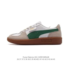 PUMA Palermo OG Army Trainer Low Top Sneakers for Men and Women