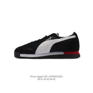 Puma Jogger OG Low-Top Sneakers with Premium Leather and Suede