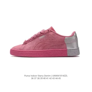 Puma Indoor Starry Denim Low-Top Casual Skate Shoes