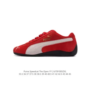 Puma Speedcat Open Yy Collaboration Sneaker Pink Brown Suede Mesh