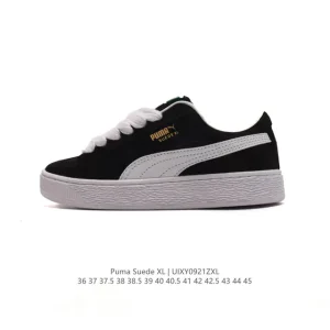 PUMA Suede XL Low-Top Retro Casual Sneakers with Thick Sole