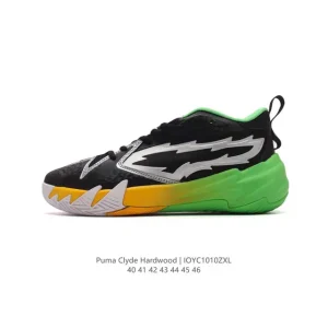 Puma Clyde Hardwood Retro Low-Top Cushion Basketball Shoes for Men