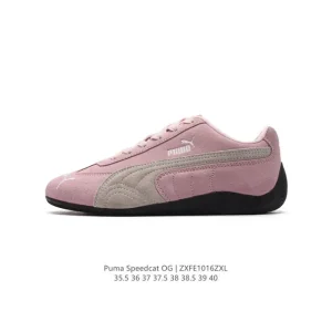 Puma Speedcat OG Low-Top Racing Sneakers with Suede Upper
