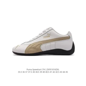 Puma Speedcat OG Low-Top Racing Sneakers with Suede Upper and Thin Sole
