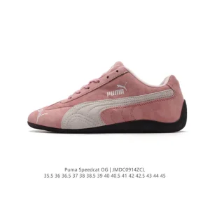 Puma Speedcat OG Low Top Racing Sneakers with Suede Upper