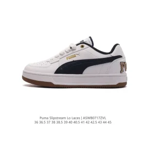 Puma Slipstream Laces Vintage Leather Low Cut Sneakers