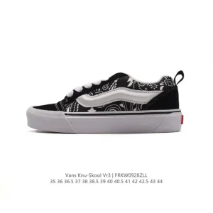 Vans Knu Skool VR3 LX Bread Shoe Vintage Leather Bulky Sneaker