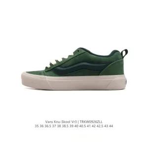 Vans Knu Skool VR3 LX Chunky Leather Retro Skate Shoes