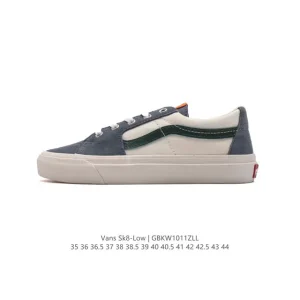 Vans Sk8-Low Classic Low-Top Canvas Skate Shoes with Vulcanized Sole