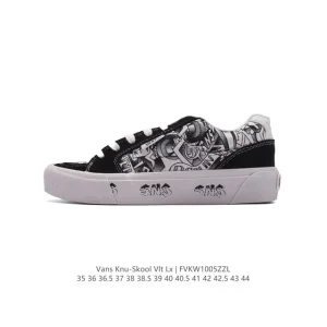 Vans Knu Skool Vr3 Lx Leopard Print Chunky Skate Shoes