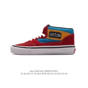 Vans Half Cab Suede Mid-Top Vulcanized Casual Skate Shoe for Men and Women